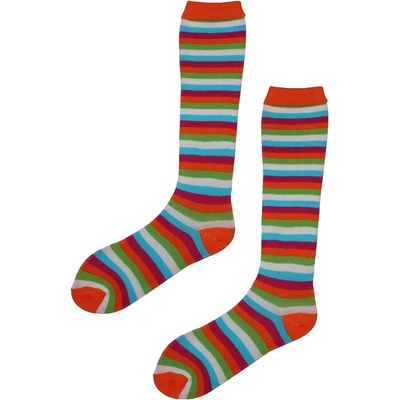 Design Trendy pruhované podkolenky mix