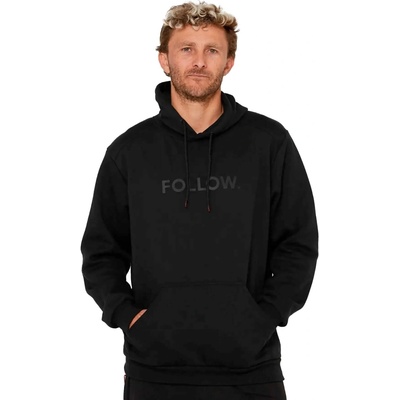 Follow Logo Hoody black