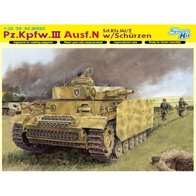 Dragon Pz.Kpfw.III Ausf.N w/ Schürzen 1:35