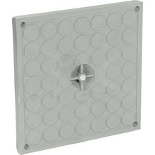Technodrain poklop pochôdzny A15 pre revíznu šachtu WELLDRAIN plastový 200 x 200 mm sivý