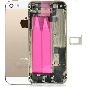Kryt Apple iPhone 5S zadní + střední zlatý