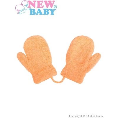 New Baby zimné rukavičky Girl oranžové