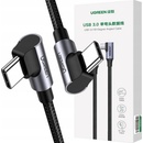 Ugreen US323 USB-C to USB-C Angled, PD, 3A 60W, 2m, černý