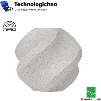Bambu Lab PLA Marble Bambu White Marble With Spool (A07-D4-1.75-1000-SPL)