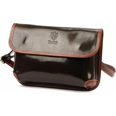 Dámska kožená malá hnedá crossbody kabelka Florence 70