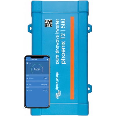 Victron Energy Phoenix VE.Direct Menič napätia DC / AC Phoenix 12/500 500 W 12 V/DC 230 V/AC PIN121501200