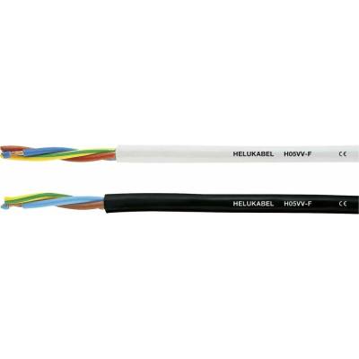 Helu H05VV-F 29468-1000 el. kábel hadicový 3 G 1.5 mm² 1000 m čierna