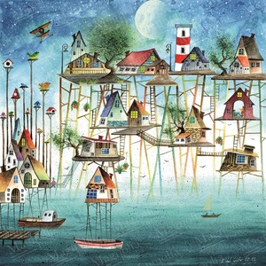 Magnolia - Puzzle Pier City - 1 000 piese