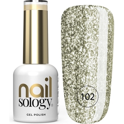Clavier Nailsology, Hybridný lak na nechty – Cold&Gold – č. 102, 8ml