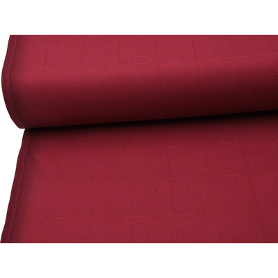 Mirtex Tkanina TABLE 200/345 Vínová Panama kostka 55mm šíře 150cm Ceník: METRÁŽ: od 1 metrů