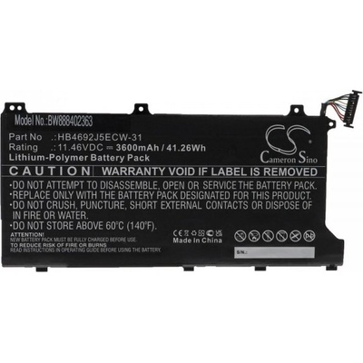 VHBW Батерия за Huawei MateBook D 15 / Honor MagicBook 14, 3600 mAh (888402363)