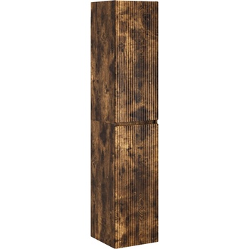 vidaXL Стенно Баня Кабинет Опушен дъб 33 x 34, 5 x 160 см (890517)