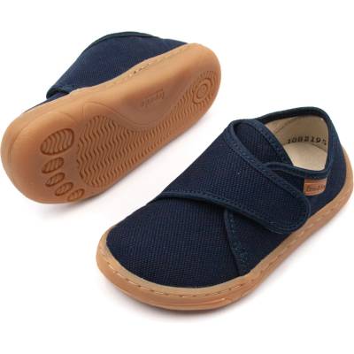 Froddo detské barefoot plátenky canvas slippers dark blue