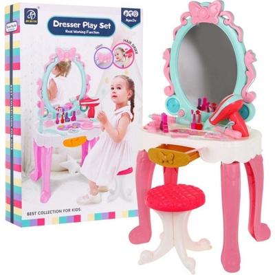 Dětský toaletní stolek se zrcadlem Inlea4Fun Dresser Play Set
