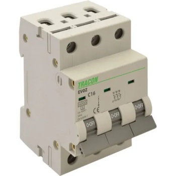 TRACON Прекъсвач Tracon EVOZ3C63 63A C 3P 6kA (EVOZ3C63)