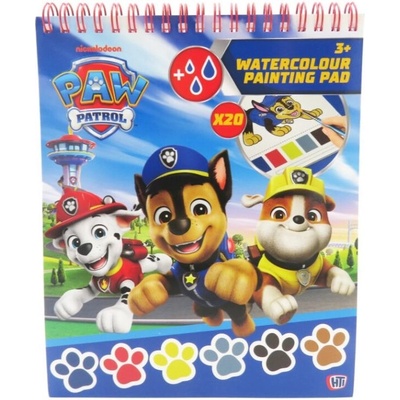 Paw Patrol Скицник за оцветяване Paw Patrol с водни бои (PWP25-5072-1)