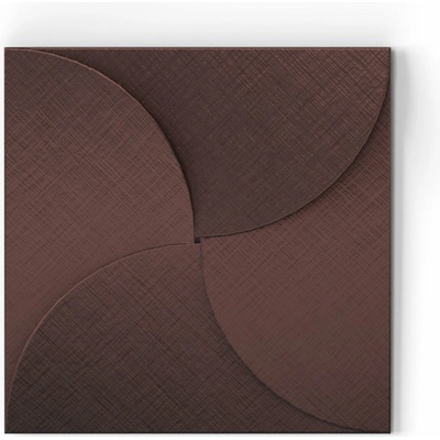 Skládané obálky - Pouchettes - 145 x 145 mm - Tmavohnědá
