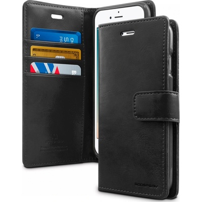 Mercury iPhone 7 Plus 8 Plus Mercury Bluemoon Diary Black