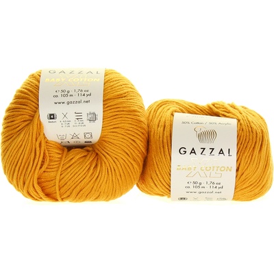 Gazzal Baby Cotton XL 3447 hořčicová
