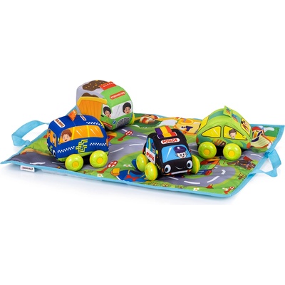 TOYS К-т постелка за гимнастика с 4 броя коли (pgcars02501)