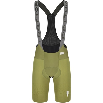 Q36.5 Мъжки клин за колоездене Q36.5 Dottore Pro Bib Shorts Cycling bottoms - Drab Green (055-3119-0214)