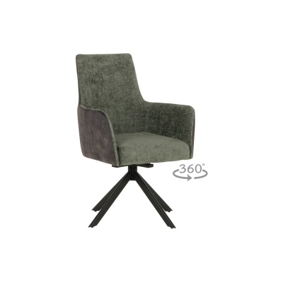 Carmen Трапезен стол capri - зелен