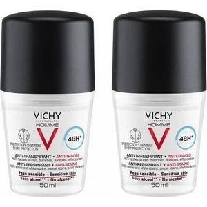 Vichy Anti-Perspirant Anti-Stains roll-on 2x50 ml