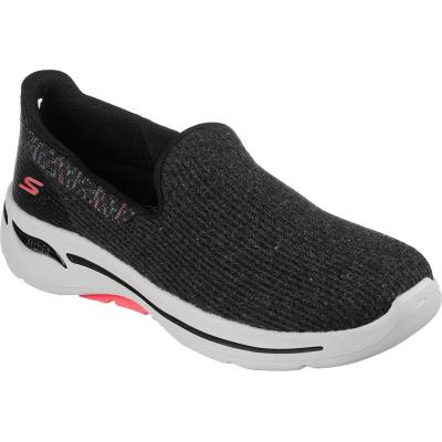 Skechers Go Walk Arch Fit - Our Earth - Black/Hot Pink