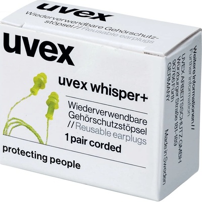 uvex whisper+ Špunty do uší pro opakované použití, SNR 27dB 1pár