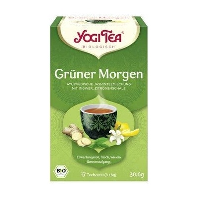 Yogi Tea Zelený jasmínový ranní čaj bio BIO VEGAN 30,6 g