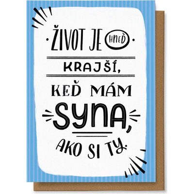 Chaukiss Život je hneď krajší, keď mám syna ako si ty