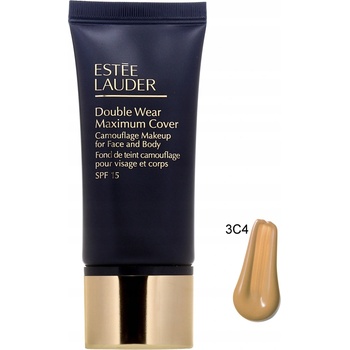Estée Lauder Double Wear Maximum Cover Camouflage Makeup for Face and Body SPF 15 krycí make-up na obličej a tělo 3C4 Medium/Deep SPF 15 30 ml