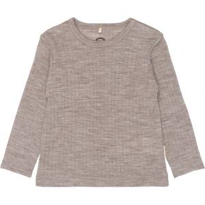 Mikk-Line Детски вълнен пуловер Mikk-Line Small Kid's Merino Wool L/S Top Merino longsleeve - Melange Denver - размер 62 (EU) (704-6011-0212)