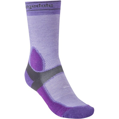 Bridgedale MTB Summer Weight T2 Coolmax Sport Boot Women's dámske letní cyklistické ponožky purple/dark grey