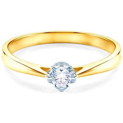 Savicki zásnubní prsten dvoubarevné zlato diamant SAV0269D