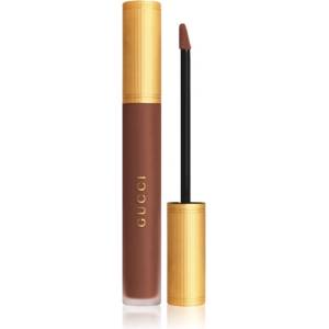 Gucci Gucci Beauty Rouge à Lèvres Matte Lipstick матиращо течно червило цвят 124 Emily Brown 6.5ml