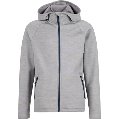 Heber Peak Детско вълнено яке Heber Peak Kid's Merino210 EvergreenHe. Zip Hoody Zip-up hoodie - Ash Grey / Melange - размер 164 (EU) (703-6574-0116)