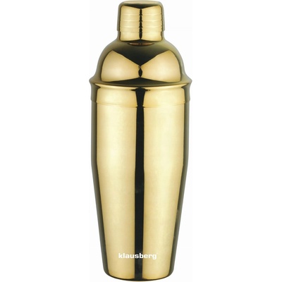 Barový šejkr na koktejly 750ml zlatý KLAUSBERG KB-7649