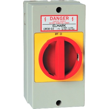 ELMARK ПАКЕТЕН ПРЕКЪСВАЧ lw30-32 32А 3p+ЗАКЛ. +ПРОТИВОВЛ. К (492032)