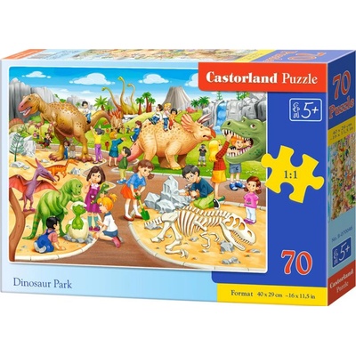 Castorland Пъзел Castorland от 70 части - Парк на динозаври (B-070046)