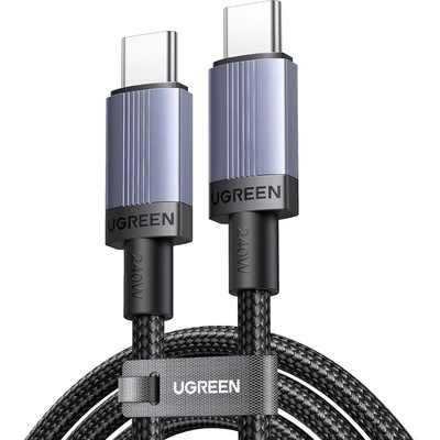 UGREEN Кабел за бързо зареждане за устройства с USB-C порт - Ugreen USB-C to USB-C Cable 240W (100 см) (черен) (L532 (65907))