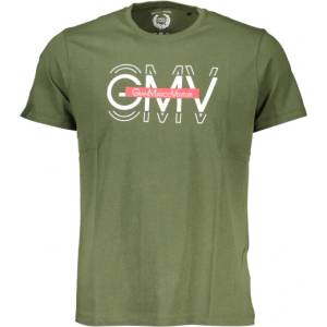 Gian marco venturi Мъжка тениска с къс ръкав gian marco venturi, Цвят Зелен (au00781-angelo_verde_military-green)