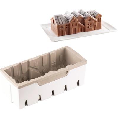 Silikomart Форма за студена торта Winter Village силиконова (20.438.13.0065)