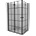 Mexen Mist-F Duo сгъваема душ кабина лява 100 x 80 см, черна решетка, черна - 8A6-100L-080P-70-77 (8A6-100L-080P-70-77)