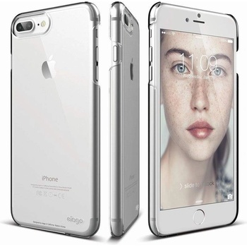 elago S7 Slim Fit 2 Case + HD Clear Film - поликарбонатов кейс и HD покритие за iPhone 7 Plus (прозрачен)
