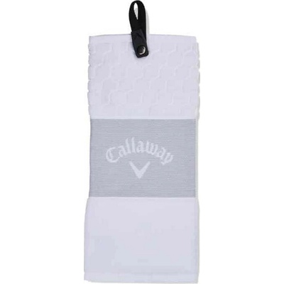 Callaway Tri-Fold 23 golfový ručník bílý