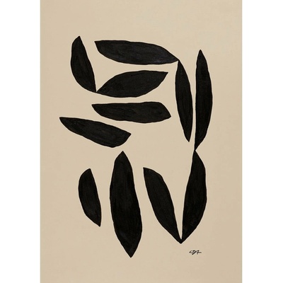 The Poster Club In The Fall – Leise Dich Abrahamsen plakát béžová