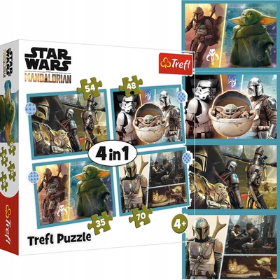 Trefl 34397 Star Wars 4v1 35 48 54 70 dílků