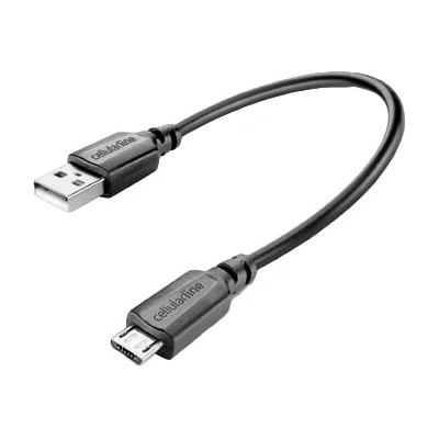 Cellularline Кабел Cellularline - 3898, USB-A/Micro USB, 0.15 m, черен (3898)