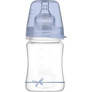 LOVI Стъклено шише Lovi - Shower boy, 150 ml, Синьо (74/104b)